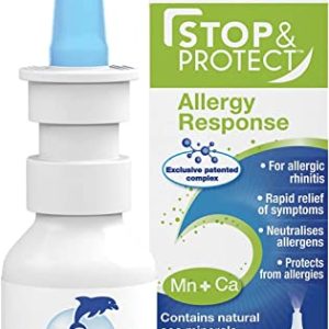 Sterimar Stop & Protect Allergy Response- 100% Natural Sea Water Based Nasal Spray with Added Magnese and Calcium- 20 ml Can