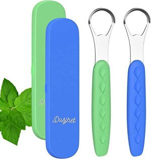 tongue scraper cleaner for adults kids pack medical grade stainless steel