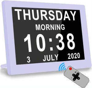 vefaii upgraded dementia clock 20 with 16 reminders and remote control