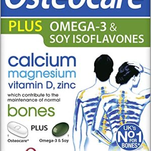 Vitabiotics Osteocare Plus Omega-3 and Soy Isoflavones - 84 Tablets/Capsules