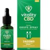 Vitality CBD Oral Drops Spray 2400mg, Lemon, 30 ml (Pack of 1)