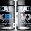 VX8 - Stim Free Pre Workout (Blue Raspberry) - Caffeine Free Pre Workout & Non Stim Pump Enhancer - Non Stimulant Preworkout with Creatine, Taurine...