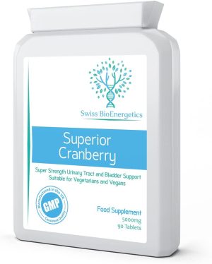 cranberry 5000mg 90 tablets superior natural high strength cranberry
