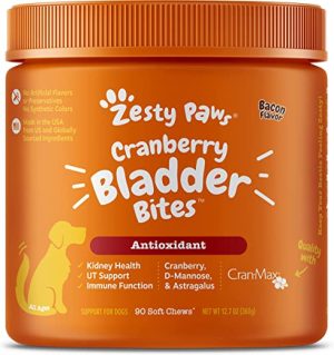 cranberry soft chews for dogs kidney bladder urinary tract wellness