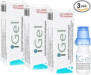 igel moisturizing eye drops for red itchy eyes artificial tears for dry