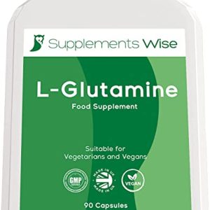 L-Glutamine Capsules - Muscle Strength and Recovery Amino Acid - L Glutamine Nutritional Supplement - Sugar or Alcohol Craving Relief - L Glutamine...