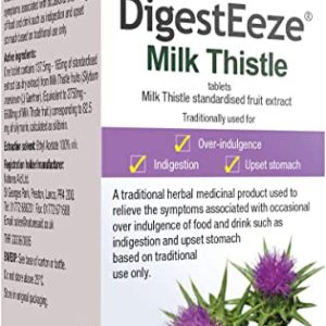 Natures Aid DigestEeze Milk Thistle, 60 Tablets