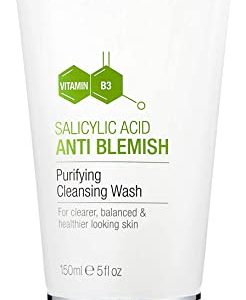 Super Facialist Anti Blemish Purifying Cleansing Wash - Gentle Foaming Gel Facial Cleanser with Salicylic Acid and Niacinamide (Vitamin B3),...