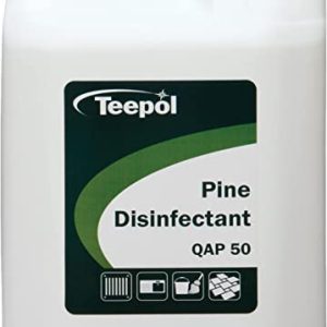 Teepol Pine Disinfectant QAP 50 - Powerful Cleaner For General Non-Food Preparation Areas - Suitable For Homes, Offices and Hospitals - Pine...