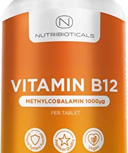 Vitamin B12 Methylcobalamin 1000mcg 450 Tablets (15 Month Supply) | Reduction of Tiredness and Fatigue & Normal Function of The Immune System