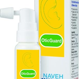 NAVEH PHARMA Otic Guard Natural Ear Spray 3 in 1 Herbal-Oil Blend for Ear Infections, Ear Pain, and Itchy Ears Ear Wax Removal Kit Ear Wax Softener...