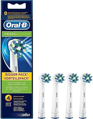 oral b cross action heads pack of 4