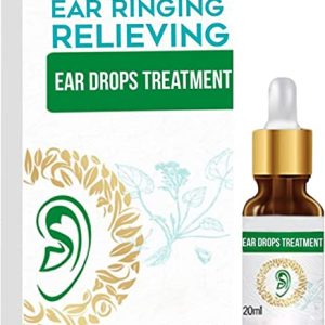 Organic Ear Ringing Remedy Drops, Ear Drops to Help Stop Ringing in The Ears, Tinnitus Relief, Noises in Ears, Pain, and Discomfort (2PC)