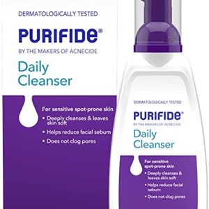 PURIFIDE by Acnecide Daily Cleanser, 235ml, Face Wash For Acne Prone & Sensitive Skin, Soap Free