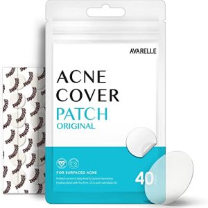 Avarelle Pimple Patches Hydrocolloid Patch 40 Vegan and Cruelty-Free Invisible Spot Cover