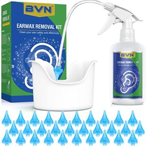 Ear Wax Removal Tool, BVN Ear Wax Removal Kit, Ear Irrigation Flushing System for Adults & Kids, Ear Syringes for Removing Ear Wax Including Ear...