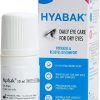 Hyabak - Preservative-Free Fast-Acting Moisturising and Lubricating Solution for Dry Eyes | Suitable for Sensitive Eyes and Contact Lens Wearers |...