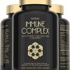 Immune System Booster - Immune Support & Recovery Supplement - Vitamin C, B12, Zinc, Iron, Selenium, Elderberry, Probiotics - Immune System...
