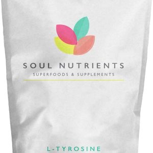L-Tyrosine 500mg- 90 Capsules | Pure | Dopamine Supplement | Mood Lift | Fast- Energy, Alertness & Motivation | Vegan Supplement | L-Tyrosine...