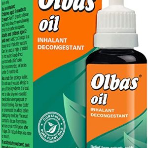 Olbas Oil 30ml - Inhalant Decongestant Oil - Relief from Catarrh, Colds & Blocked Sinuses