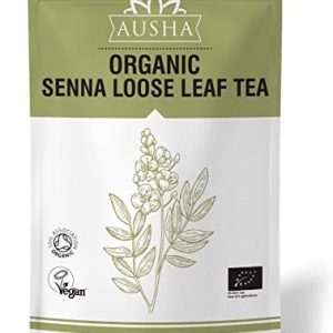 Organic Senna Leaves Tea 100g | Constipation Relief, Natural Laxative | Detox, Cleanse | Certified Organic, Heavy Metals Tested | Senna Loose Leaves