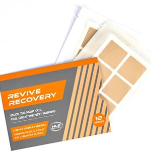 Revive Recovery Patches (12 Pack) - Enjoy the Night Out, Feel Great the Next Morning