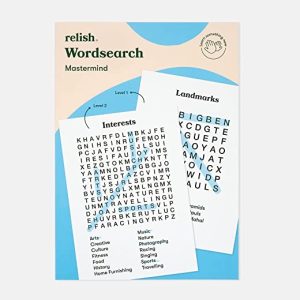 Relish - Large Print Word Search, Alzheimer’s & Dementia Activities & Games, Products & Gifts for Seniors and Elderly
