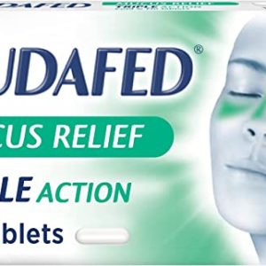 Sudafed Mucus Relief Triple Action Cold & Flu Tablets, Helps fight Cold and Flu and Unblocks the Nose, Reduces Mucus and Gets to work in 15...