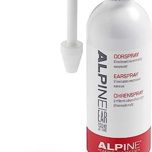 Alpine Ear Spray Ear Plugs and Hearing Protection Spray - Safely removes Excess Earwax - Extends The Durability of earplugs - Mild Formula with...