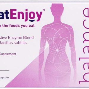 EatEnjoy Balance Digestive Enzyme Supplement | Digestive Enzymes with Probiotics & Bacillus subtilis | Digestive Enzyme Capsules for Digestion Support