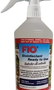 F10 1 Ltr Ready to use spray bottle Disinfectant with Dispenser/Hand Decontaminant/Vets/Zoos/Hygiene
