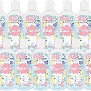 Fabulosa 4 in 1 Concentrated Antibacterial Disinfectant All Purpose Cleaner, 220ml, 12 pack, Bliss Baby Powder