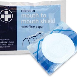 Reliance Medical - Rebreath Mounth to Mounth Shield with Filter Paper, For Personal Protection From Contact And Infections During CPR Resuscitation...