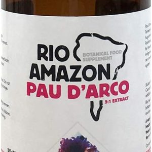 Rio Amazon 500 mg PAU d'Arco 5:1 Extract 120 Vegetarian Capsules, 60 g