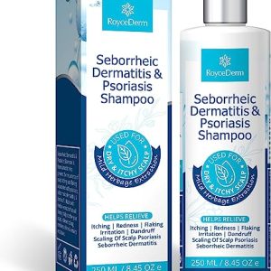 Roycederm Seborrheic Dermatitis Shampoo, Psoriasis Shampoo, Dandruff Shampoo, Scalp Psoriasis Treatment, Seborrheic Dermatitis Treatment, Dry Itchy...