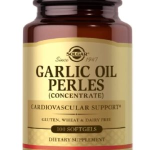 Solgar Garlic Oil Softgels - Pack of 100 - Antifungal, Antibacterial and Antiviral Properties - Supports Daily Wellbeing - Gluten Free, Gold