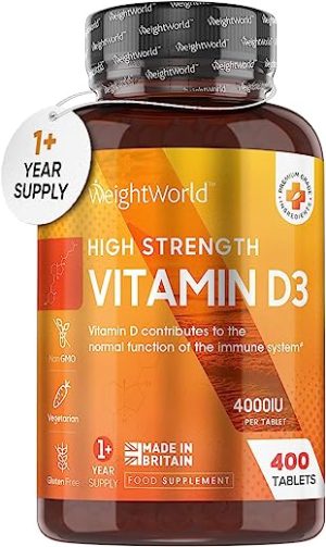 vitamin d3 4000 iu 400 high strength vitamin d tablets 1 year supply
