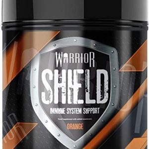 Warrior Shield - Immune System Support Supplement - Includes Vitamins D and C (Orange, 280g)