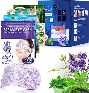 bemylady self heating eye mask steam eye mask 20count mixed pack for puffy