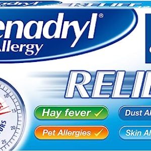 Benadryl Allergy Relief Capsules - Fast-Acting Antihistamine Capsules - Starts to Work in 15 Minutes - 12 Capsules