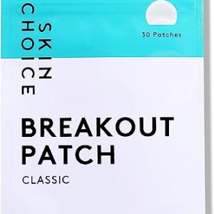 Breakout Pimple Spot Patches by SKINCHOICE - Acne Patch (Pack of 30) Hydrocolloid Spot Treatment Blemish Stickers, Mighty Dots for Spots, Vegan &...