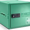 Lockabox One™ | Compact and Hygienic Lockable Box for Food, Medicines, Tech and Home Safety (Medi Green)