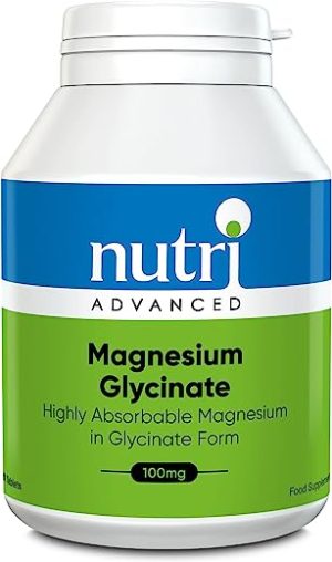 nutri advanced magnesium glycinate supplements chelated bisglycinate form