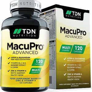 120 Days Supply - Eye Vitamin & Mineral Supplement with Zeaxanthin, Meso Zeaxanthin, Lutein, Blueberry Extract Plus for Adults Vegan Eye Care...