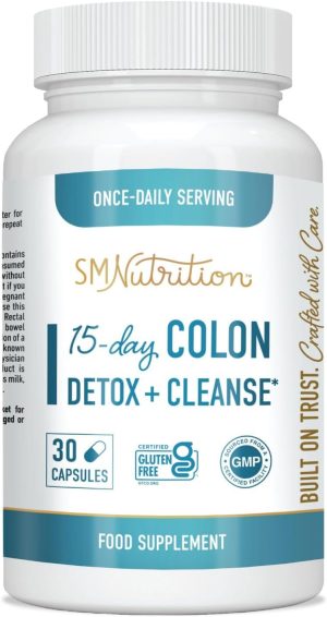 15 day colon detox cleanse supports constipation relief bloating with