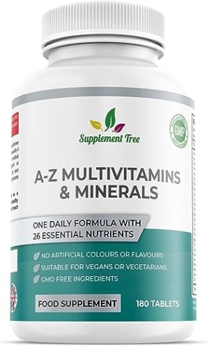 a z multivitamins and minerals tablets 180 vegan multivitamin tablets 6
