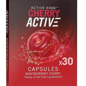 Active Edge CherryActive Capsules (100% pure Montmorency cherry powder capsules) - 30 caps
