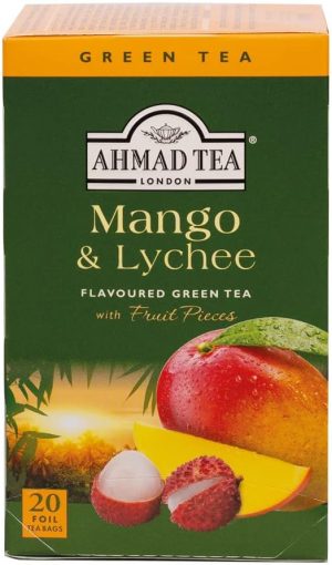 ahmad tea mango lychee green tea green tea 20 teabag sachets