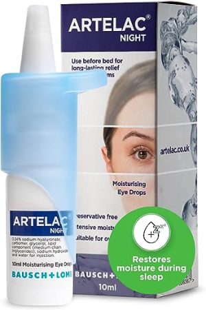 artelac night eye drops symptom relief for tired dry stressed gritty