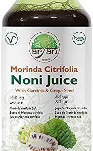 Aryan Herbal Noni (Mulberry) | Morinda Citrifolia Juice for Improve Energy & Body Health, Vegetarian Juice, Suitable for Vegetarians, Balanced...